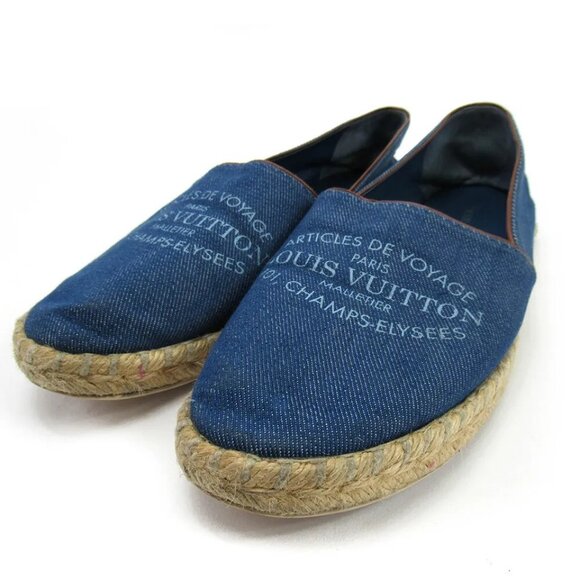 Louis Vuitton slip-on canvas Authentic used T16688 - Picture 1 of 16